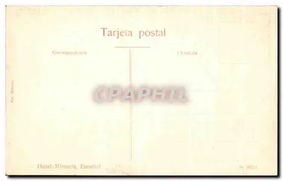 El Escorial — Pátio dos Reis — Hotel Miranda, Escorial — Verso