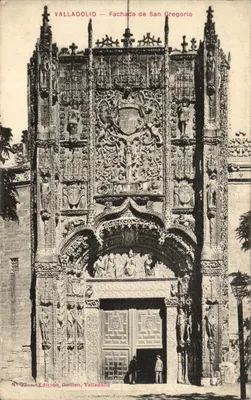 Valladolid — Fachada de San Gregorio — Edición Guillet, Valladolid N° 22
