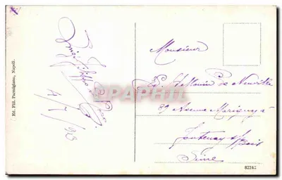 Nápoles — Villa Municipal — Ed. Elli, Parmaigiano, n°82242 — Verso