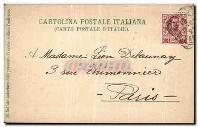 Napoli - Panorama della città visto dalla Villa Patrizi - Editore E. Radozino, n° 3750 — Verso