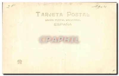 Segóvia — Porta de San Andrés — Hausser y Menet, n°618 — Verso