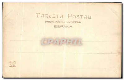 Madrid — Ponte de Toléde — Hauser y Menet, n° 1710 — Verso