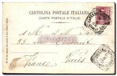 Kasteel van Valentino — Torino — Uitgever: Carte Tensi & C. Milano, n°25 — Achterkant