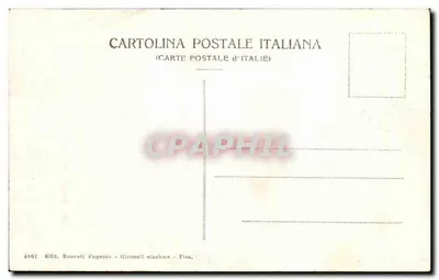 Pisa - Duomo - Porta centrale — wydawca Roncati Eugenio, nr 4081 — Rewers