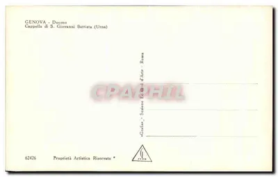 Gênova - Duomo - Cappella di S. Giovanni Battista (Urna) — Verso