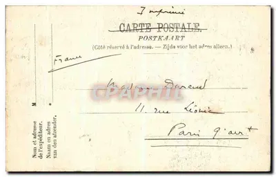 Antwerpia. Wielka Plac — wydawca Antwerpia Centrale, nr 50 — Rewers