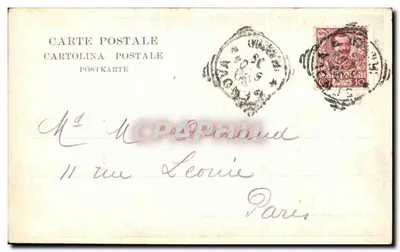 Genua — Via Garibaldi — widok ulicy — wydawca MIB — Rewers