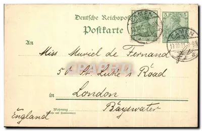 Deux personnes assises sur un banc près d'un arbre — illustration colorée — éditeur M.S. (imprimé sur la carte) — Verso