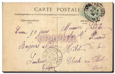 Folies Bergères — Reoue — de Linières — wydawca Gautin z Bergeraca — Rewers