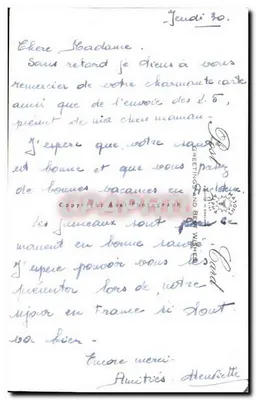 Bilhete postal antigo Jardins de Piccadilly, Manchester — Verso