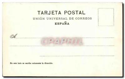 Szpital Cywilny Basurto — widok panoramiczny — Union Universal de Correos, Hiszpania — Rewers