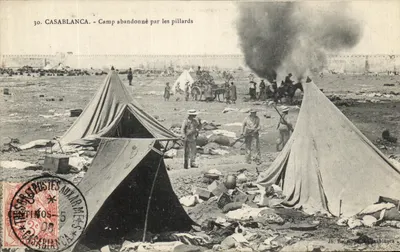 Casablanca - Camp abandonné par les pillards — Jh. Boussope, Casablanca, n°30