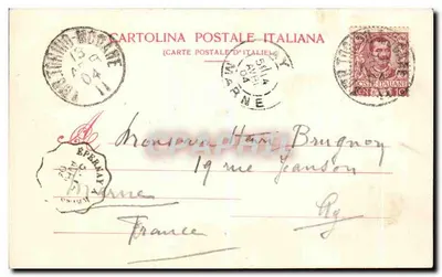 Monumento al Principe Amedeo di Savoia, Duca d'Aosta — Torino — editore U. Modiano & Co., n° 4704 — Verso