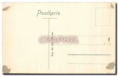 Loreleyfelsen — widok rzeki Ren z parowcem — wydawca DOUS GLASER, LEIPZIG, nr 50100 — Rewers