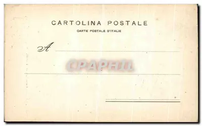 Ferrara — Borso que entrega uma moeda ao bufão no Palazzo Schifanoia — E. Rapini, n°347 — Verso
