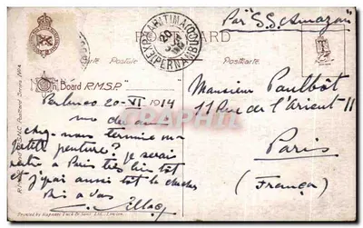 Pernambuco — Ponte de Santa Isabel — editor Oileta — Verso