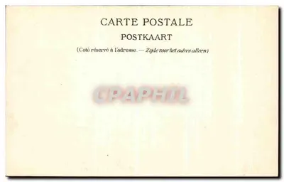 Bruxelas — Rue de la Régence e Palácio de Justiça — Edit. C. Van Cortenbergh fils, Brux. — Verso