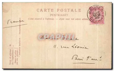 Brukselka — Zielony Przystań — Dr. Trankler Co., Lipsk, n° 27 768 — Rewers