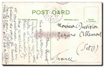 Novas Oficinas do Dock, Liverpool — vista arquitetônica — impressa na Alemanha — Verso