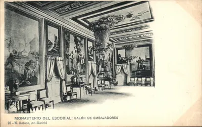 Monasterio del Escorial: Salón de Embajadores — M. Moreno, Madrid