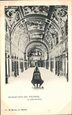 Monasterio del Escorial — A Biblioteca — M. Moreno, fot.-Madrid