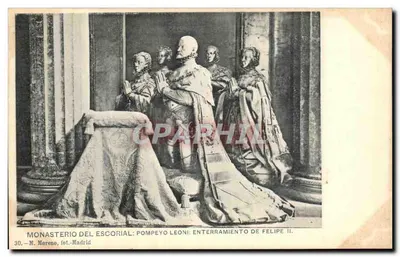 Monasterio del Escorial: Enterramiento de Felipe II — Pompeyo Leoni, fot. Madrid