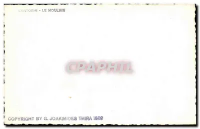 Santorin - I Mulini — serie 1830 — Verso