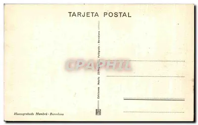 Cascada w Parku Ciudadela — Barcelonie — Wydawca Zernowitz — Rewers