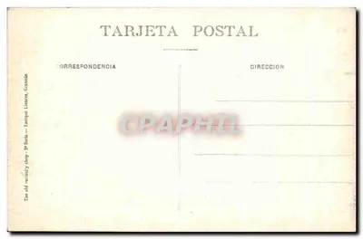 Granada - Alhambra - Puerta de Justicia — Wydawca: Tarjete Postal, seria 20 — Rewers