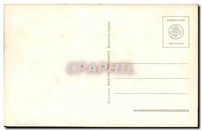 Caixa de Pensions de la Plaça de Junqueras — Barcelona — Éditeur Zerbowitz — Verso
