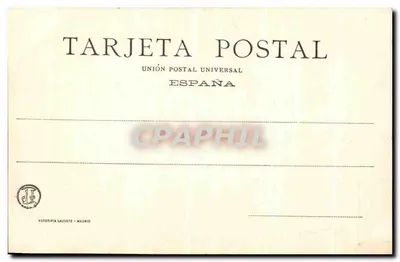 Las Huelgas — Patio van San Fernando — Uitgever Lacoste, n°37 — Achterkant
