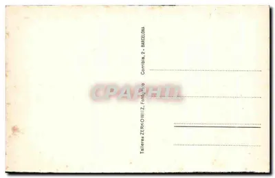 Montserrat: Most Cremaillera — widok mostu kolejowego z parowcem — Zerbowitz — Rewers