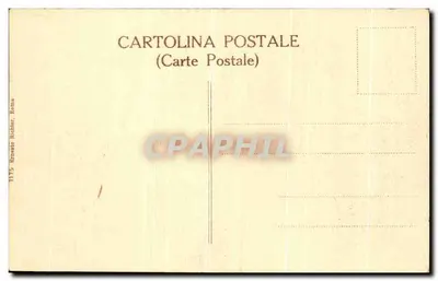 Rzym, Via Appia blisko Terracina — wydawca Ernesto Richter, nr 1175 — Rewers