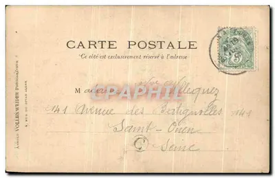 Algér - Mendiga Kabyle — Arnold Volckenweider, n°150 — Verso