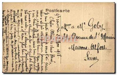 Triomfboog van het vijftigjarig feest — Brussel — herinnering aan de parade van 26 nov. 1918 — uitgever niet geïdentificeerd — Achterkant