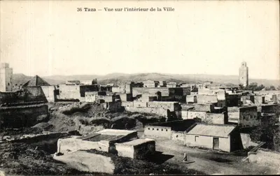Taza — Vista do interior da Cidade — N. Boumendil, foto-editora, Taourirt - Rep. int.