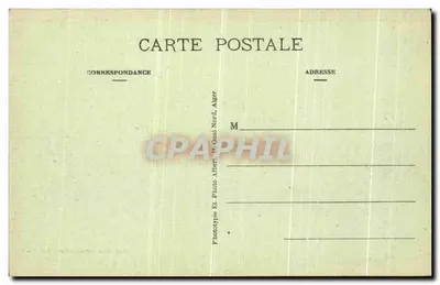 Rabat (Maroko) — Zamek Oudaïas — Foto Albert, Wyd. Capul — Rewers
