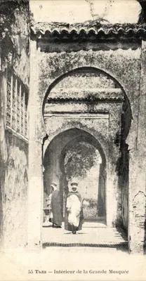 Taza — Interior da Grande Mesquita — N. Boumendil, foto-editora, Taourirt - Rep. in.