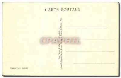 Fès — La Avenida de los Franceses a la entrada de Bab Dekaken — M 84 — Reverso