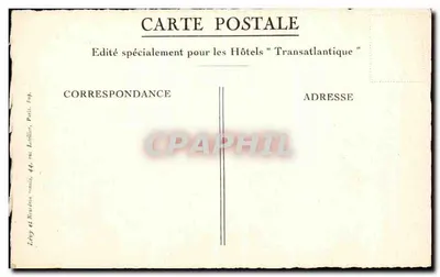 Casablanca — O Palácio do Sultão — LL — Verso