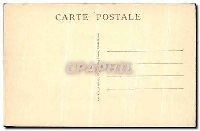 Casablanca — Rue de l'Horloge avec la tour de l'horloge — Photo Flandrin — Verso