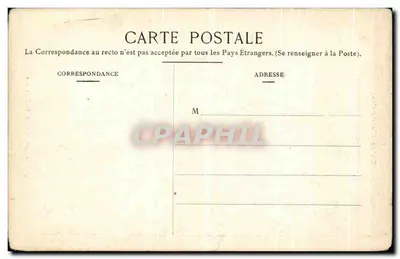 Bilhete postal antigo Biskra A Clínica Tipos de Mulheres — Verso