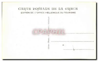 Meteora — Uitzicht op de rotsen — Uitgave van de Hellenische Toeristische Office, n°452 — Achterkant