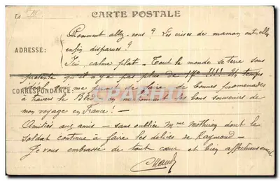 Ain-Sofra - Ponte ligando o Villagem à Redoute — Sénési Césay, Ain-Sofra (Argélia) — Verso