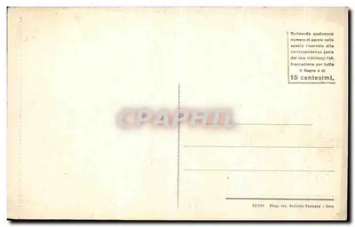 Jezioro Orta - Orta - Panorama — widok z łuku korytarza — wydawca Antonio Fornara, n° 031574 — Rewers