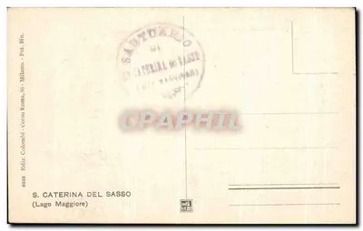 S. Caterina del Sasso — Lago Maggiore — Ed. Caterina del Sasso, n° 6333 — Verso
