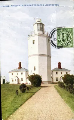Kingsgate: North Foreland Lighthouse — D.45642 — Wydane przez The Photographic Wells