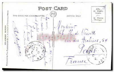 Kingsgate: North Foreland Lighthouse — D.45642 — Wydane przez The Photographic Wells — Rewers