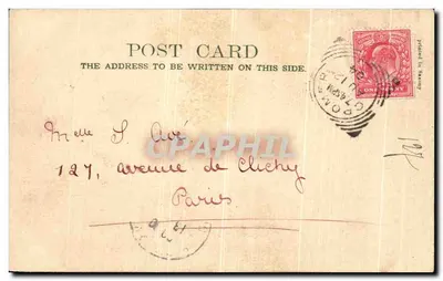 Katedra w Ely z Parku — G. H. Tyndall, Ely — n° 13764 — Rewers