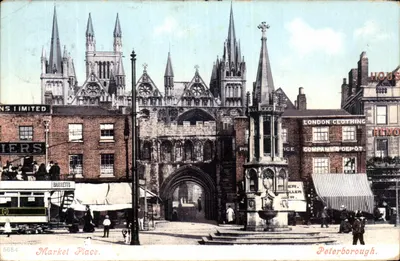 Market Place — Peterborough — HEMO HOUSE & LONDON CLOTHING COMPANY'S DEPOT — 6664